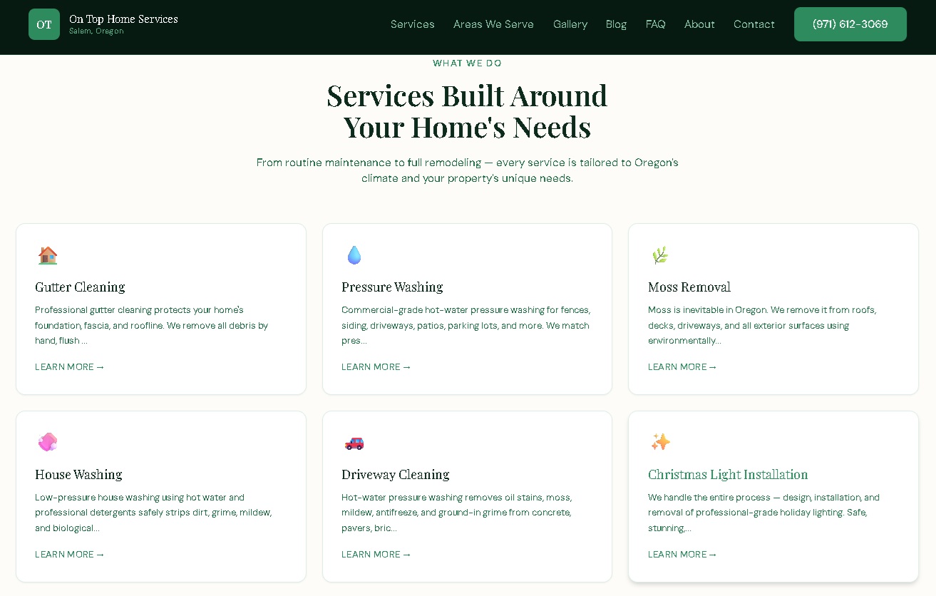 After — Custom CMS