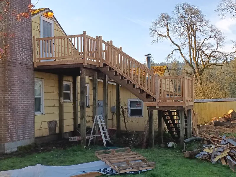 On Top Home Services on a job in Newberg, Oregon